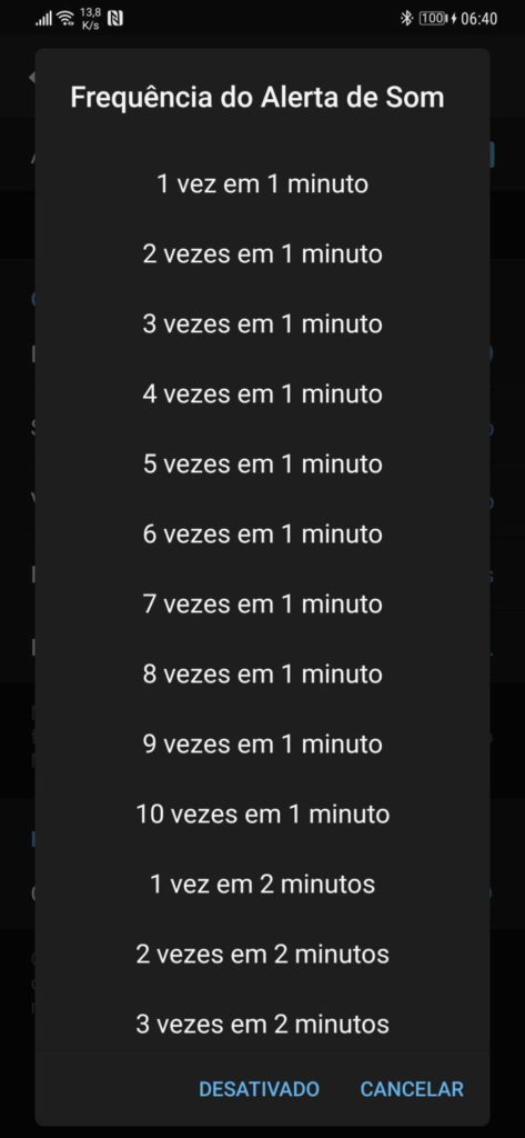 Telegram notificações contactos personalizar contactos