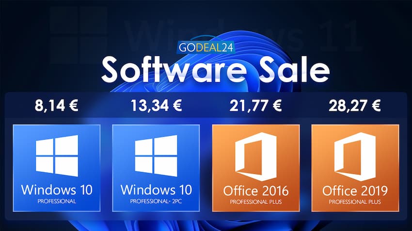 Software Sale: chega o Windows 11 mas o Windows 10 baixa ainda mais de preço