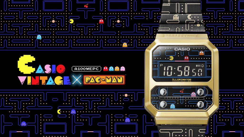 Casio F-100 de 1978 recebe versão fantástica do Pac-Man