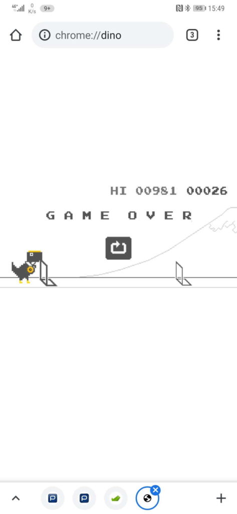 Jogos Olímpicos Dino Chrome