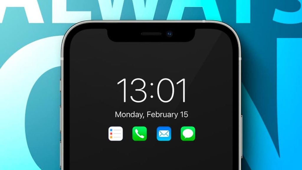 iPhone 13 pode apresentar um modo ecrã always-on como o Apple Watch