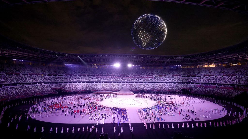 Mais de 1800 drones iluminaram cerimónia de abertura dos Jogos Olímpicos de Tokyo 2020