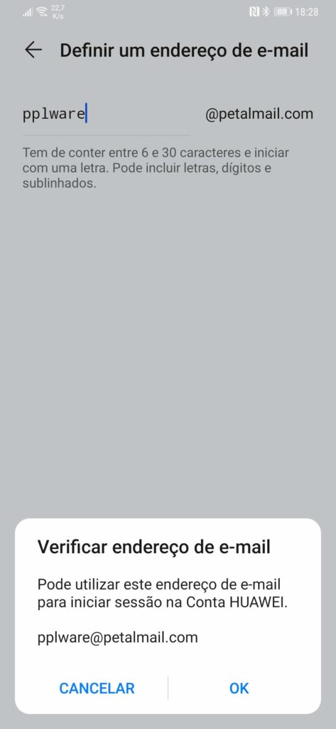 Huawei Petal Mail smartphones ecossistema