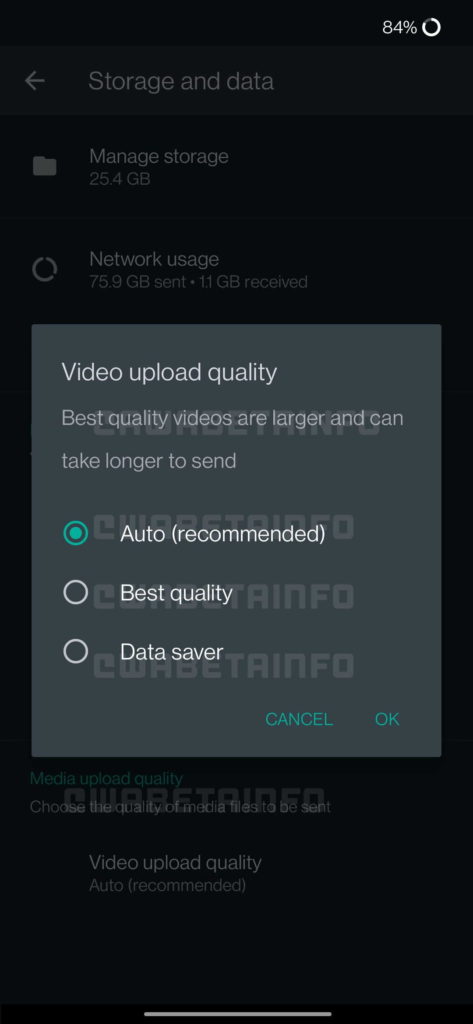 WhatsApp vídeos partilhar qualidade utilizadores