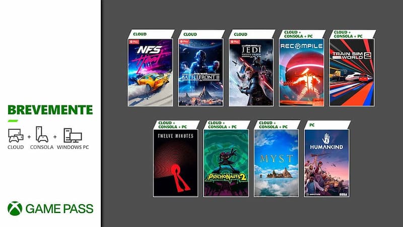 Xbox revela entradas de agosto no Xbox Game Pass