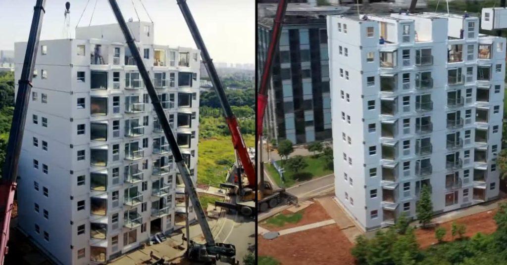 Espetacular! Chineses constroem prédio em apenas 29 horas