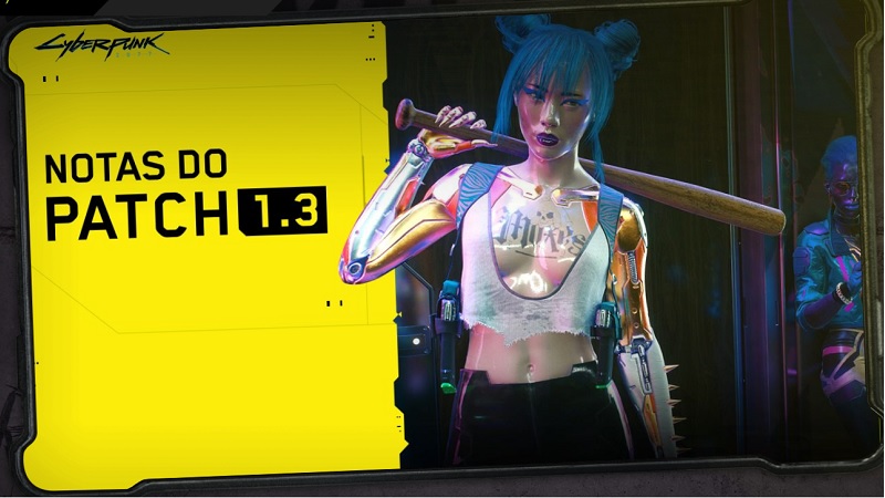 Cyberpunk 2077 recebe mais de 400 atualizações com Patch 1.3