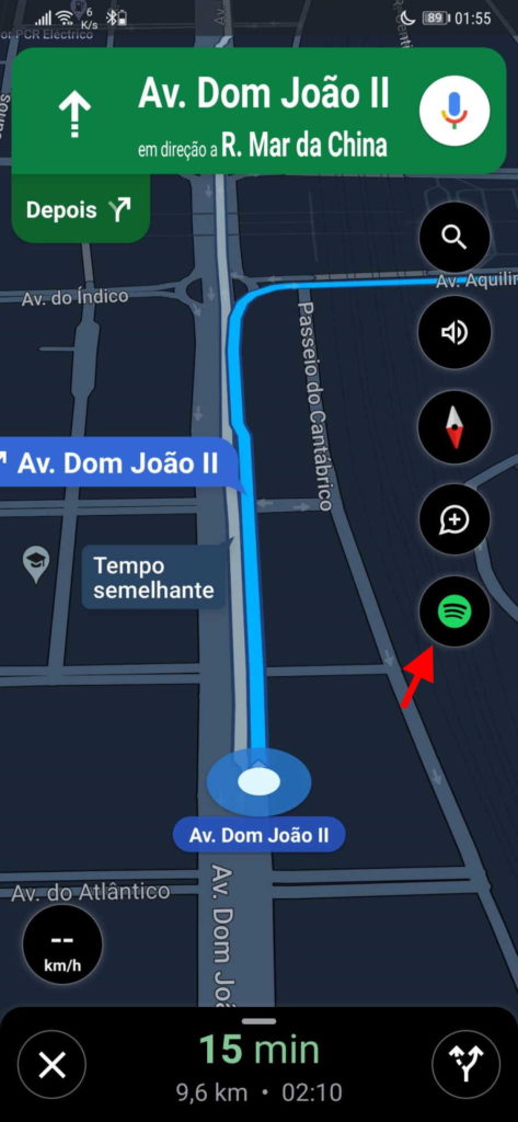 Google Maps música serviço viajar