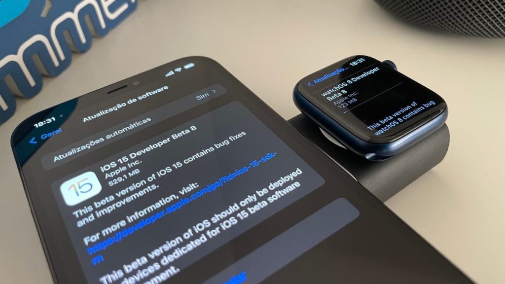 Apple lança iOS 15 beta 8 iPadOS 15 beta 8 e watchOS 8 beta 8 para programadores