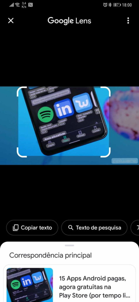 Pesquisas imagens Google Chrome Lens