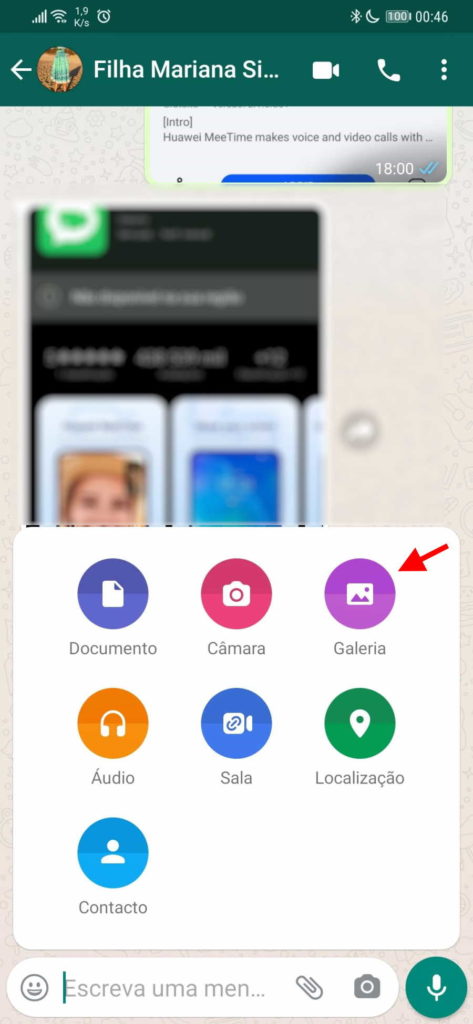 WhatsApp fotografias vídeos visualização única