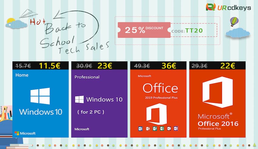 Regresso às aulas já? Sim, mas com desconto especial no Office e Windows!