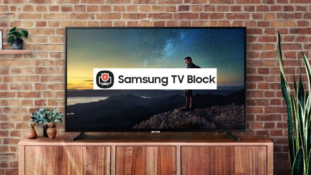 Se precisar, a Samsung pode bloquear a sua Smart TV remotamente com o TV Block