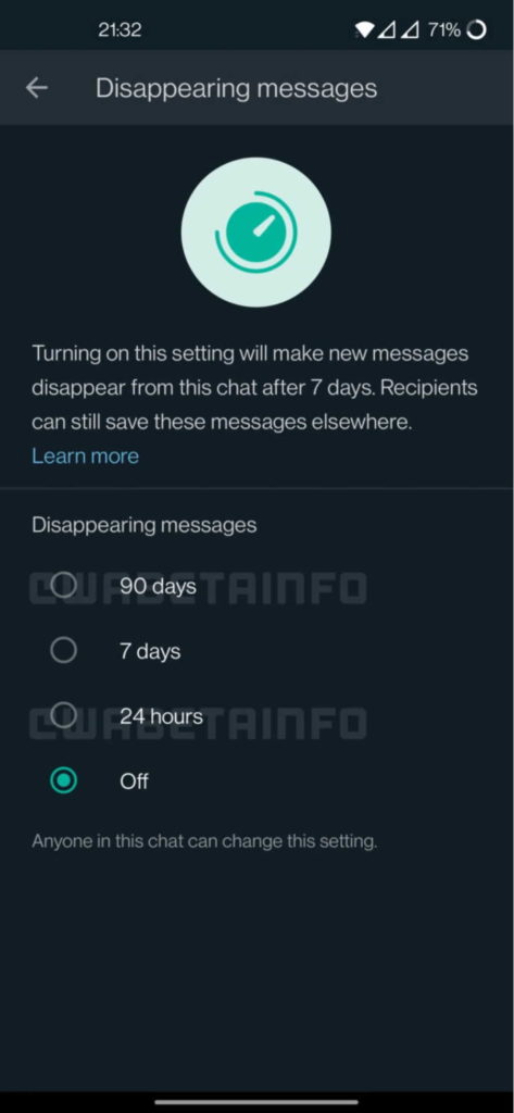 WhatsApp mensagens temporárias segurança novidade