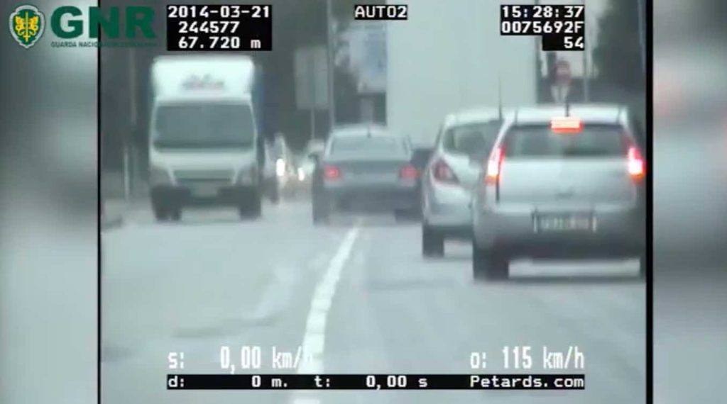 GNR publica vídeo com manobras super perigosas dos portugueses
