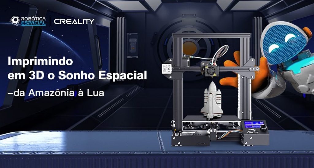 Creality oficializa apoio ao projeto Robótica Espacial