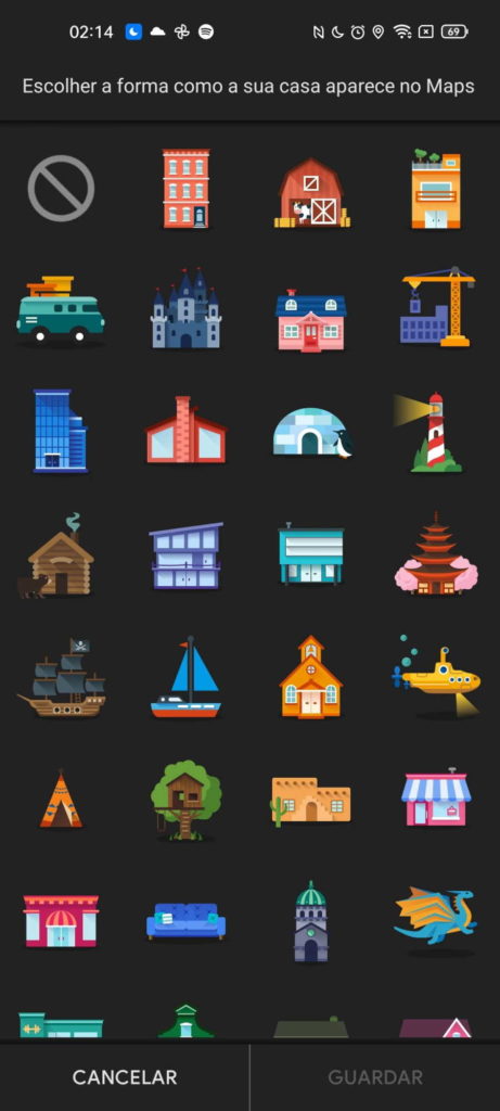 Google Maps personalizar ícone casa