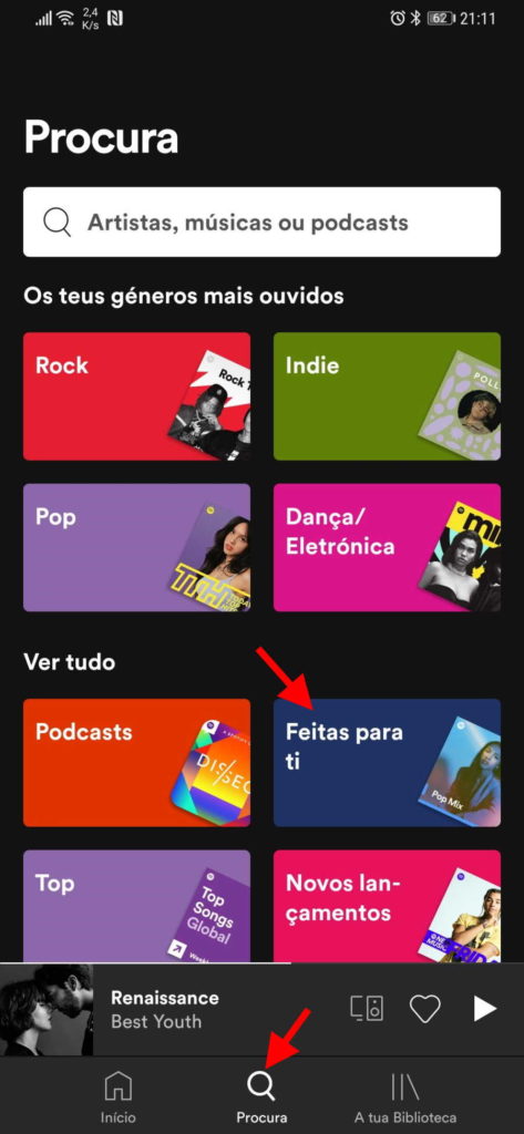 Spotify lista partilhada Fusão utilizadores