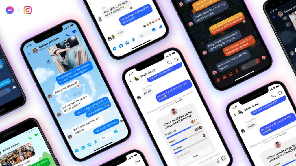 Facebook traz ainda mais integração entre as mensagens do Messenger e do Instagram