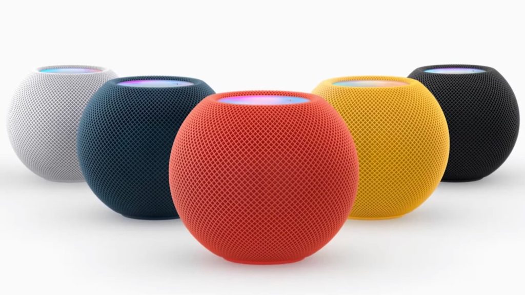 HomePod mini têm agora 3 novas cores: Amarelo, Laranja e Azul