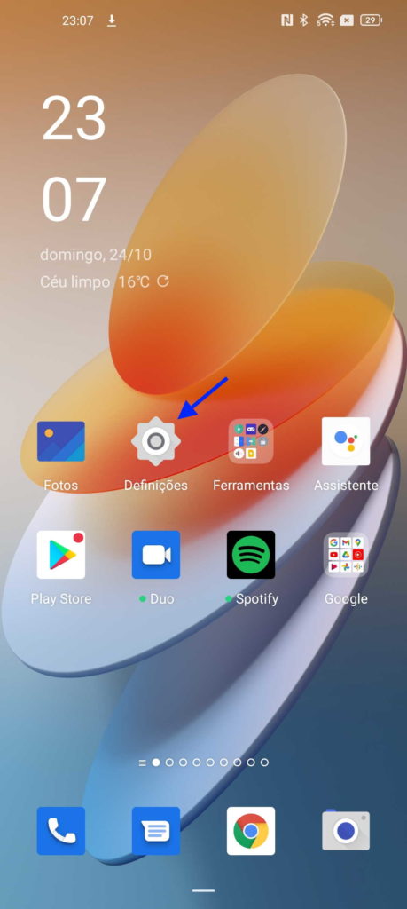 Android tempo ligado smartphone