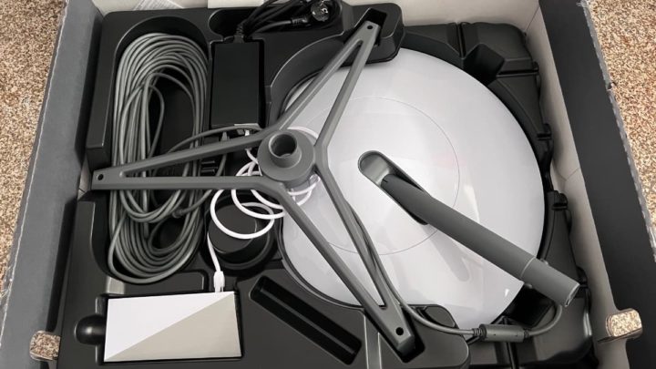 Imagem antena Starlink da SpaceX. Internet por satélite já em Portugal