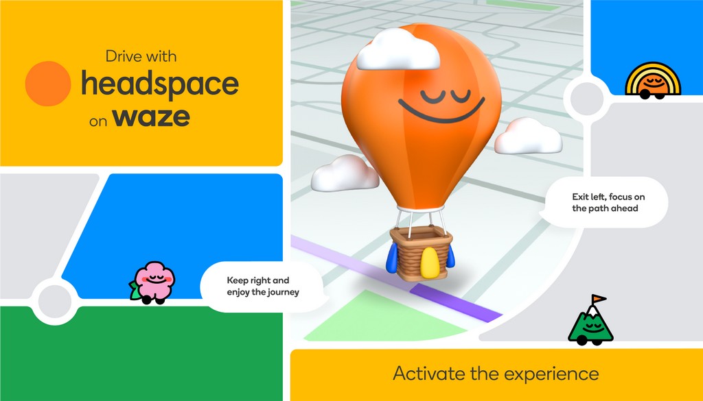 Waze vai proporcionar-lhe viagens mais relaxantes com o Headspace