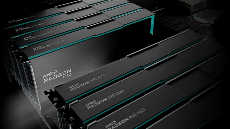 AMD lança a sua placa gráfica Radeon Pro V620 com 32 GB para jogos na nuvem