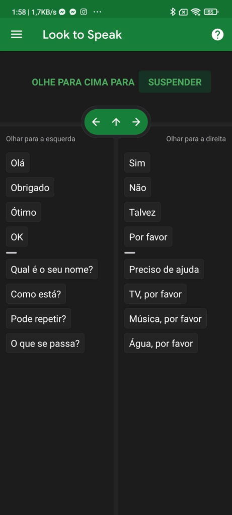 Android Look to Speak Google necessidades Portugal