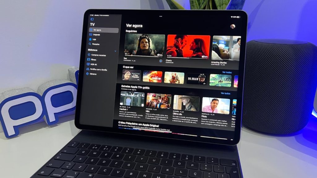 Apple TV app recebe uma nova interface para iPad na segunda versão beta do iOS 15.2