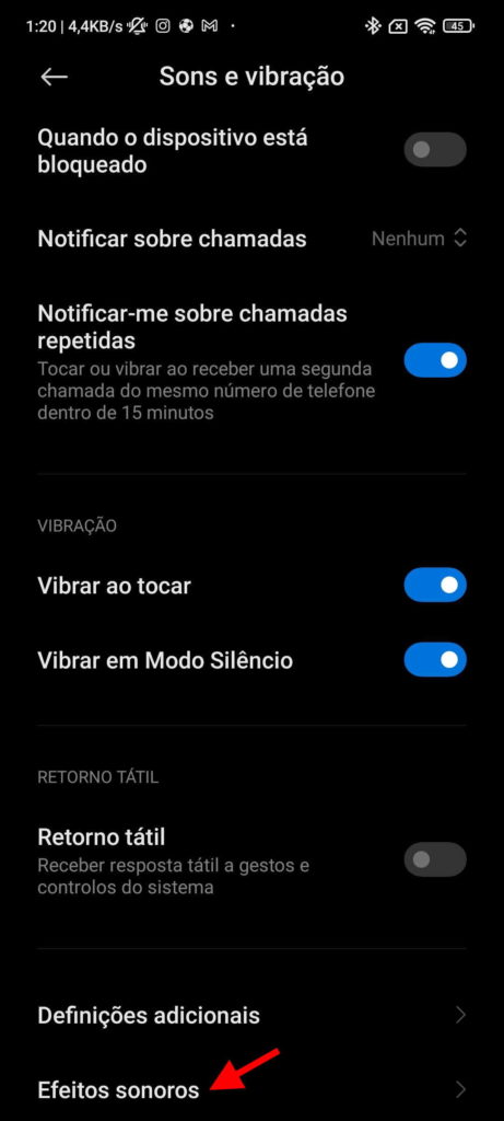 Xiaomo MIUI smartphone música equalizador