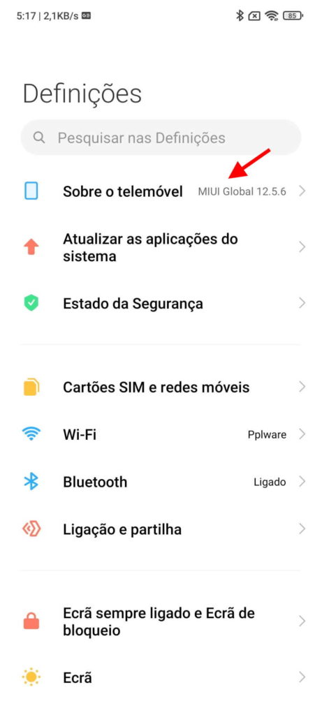 Xiaomi especificações smartphone informação