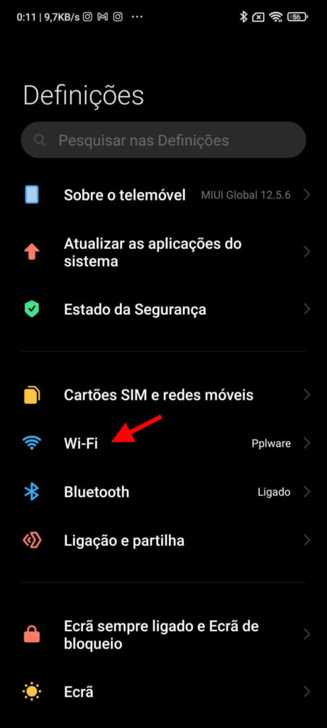 Wi-Fi Xiaomi QR smartphone rede