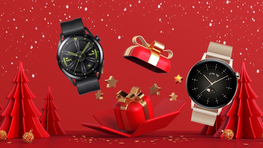 Passatempo de Natal: HUAWEI Watch GT 3 46 mm (preto) e Watch GT 3 42 mm (dourado)