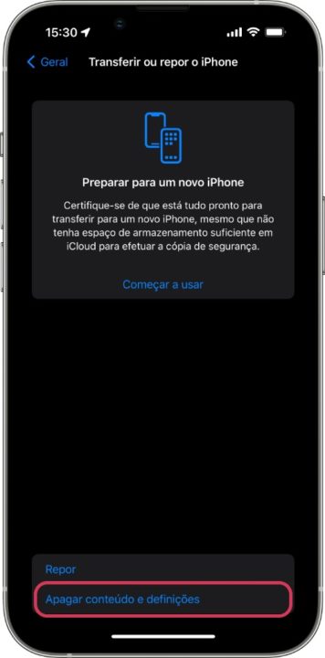 Imagem de nova funcionalidade do iOS 15.2