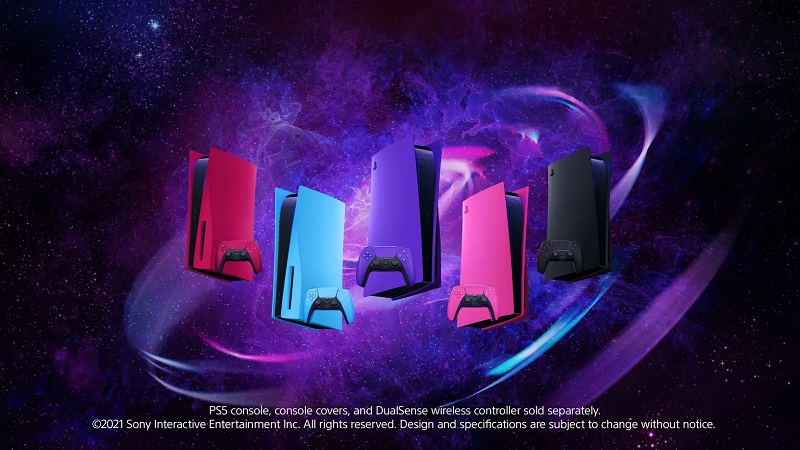 Sony anuncia finalmente capas coloridas para a PlayStation 5