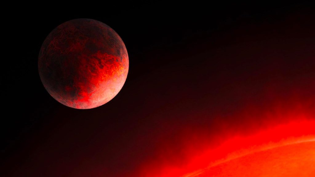 Planeta recém-descoberto pode ser todo ele um mar de ferro fundido