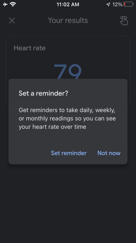 Google Fit iPhone ritmo cardíaco respiração