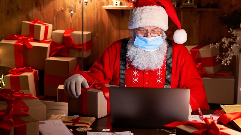 Quanto gastou este Natal em compras online?