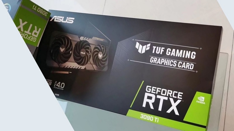 Reveladas imagens de uma gráfica ASUS TUF Gaming GeForce RTX 3090 Ti