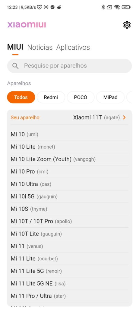 Xiaomi MIUI 13 informação versão smartphones