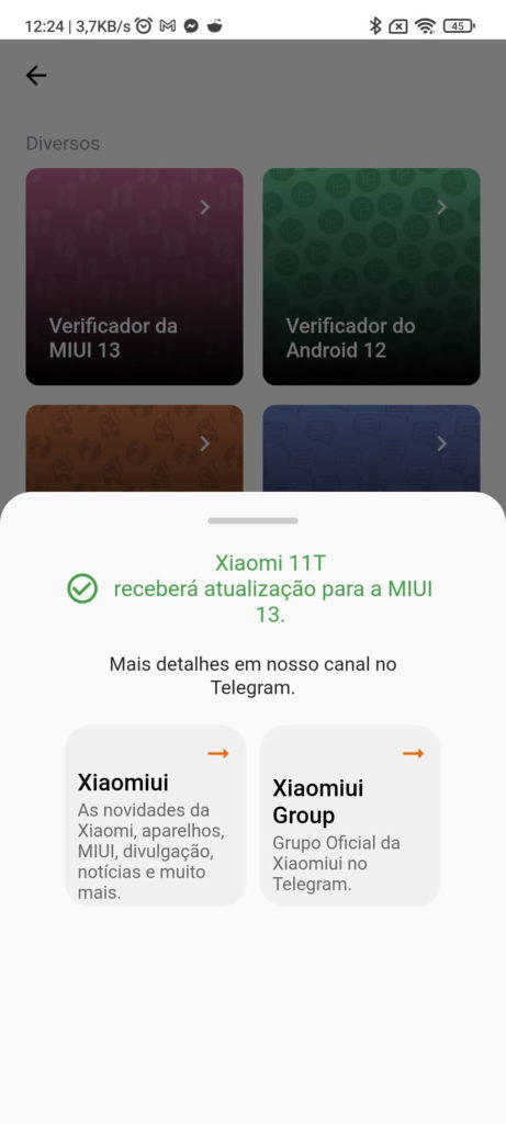 Xiaomi MIUI 13 informação versão smartphones