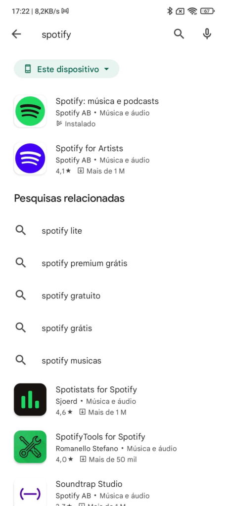 Google Android Play Store apps dispositivos