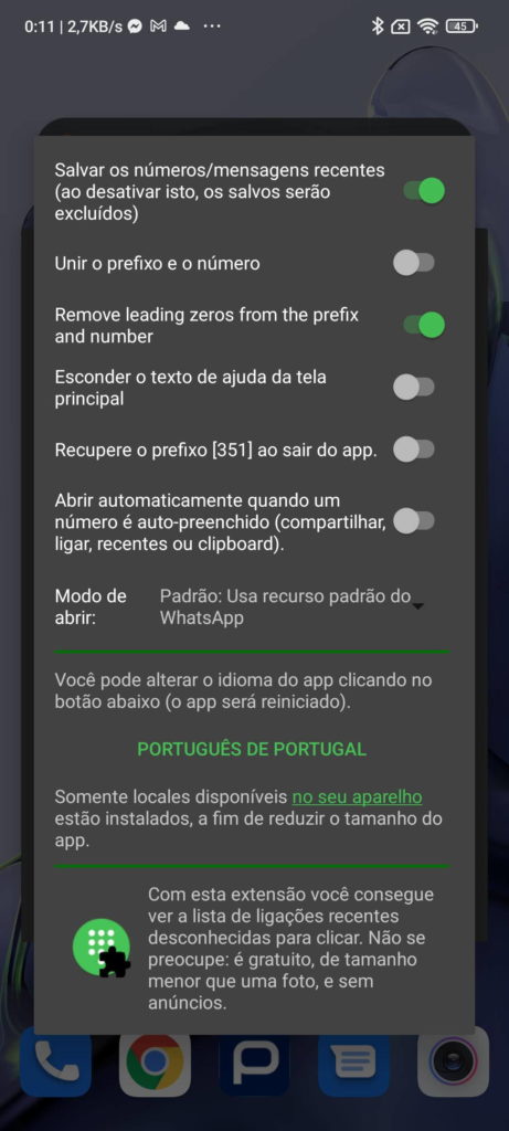 WhatsApp contactos smartphone número app