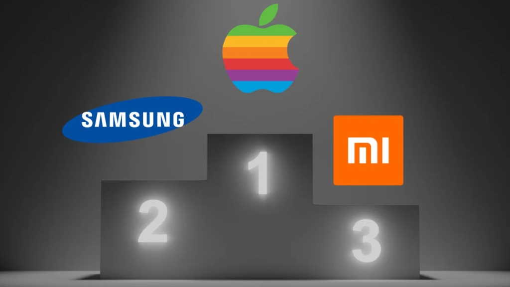 Smartphones: Apple ganha liderança, Samsung cai para segundo e Xiaomi fica mais longe