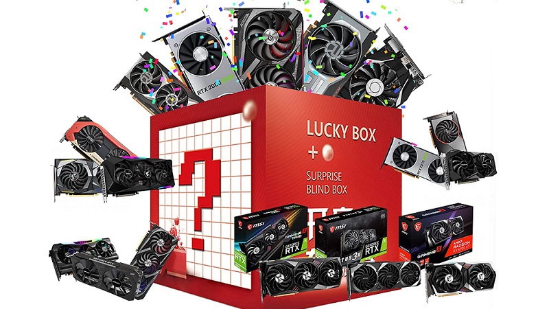 Japão vende caixas misteriosas onde pode ter uma GPU Nvidia ou AMD por 100 euros