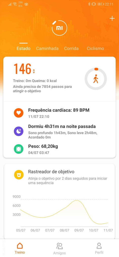 Mi Fit Xiaomi Mi Band smartband app