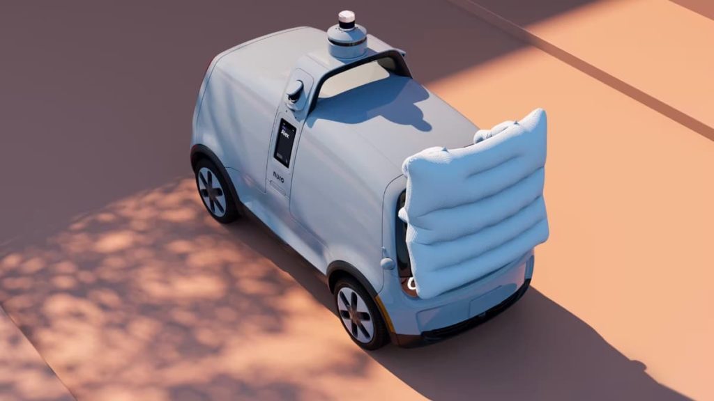 Nuro, o veículo de transporte autónomo que tem um airbag externo