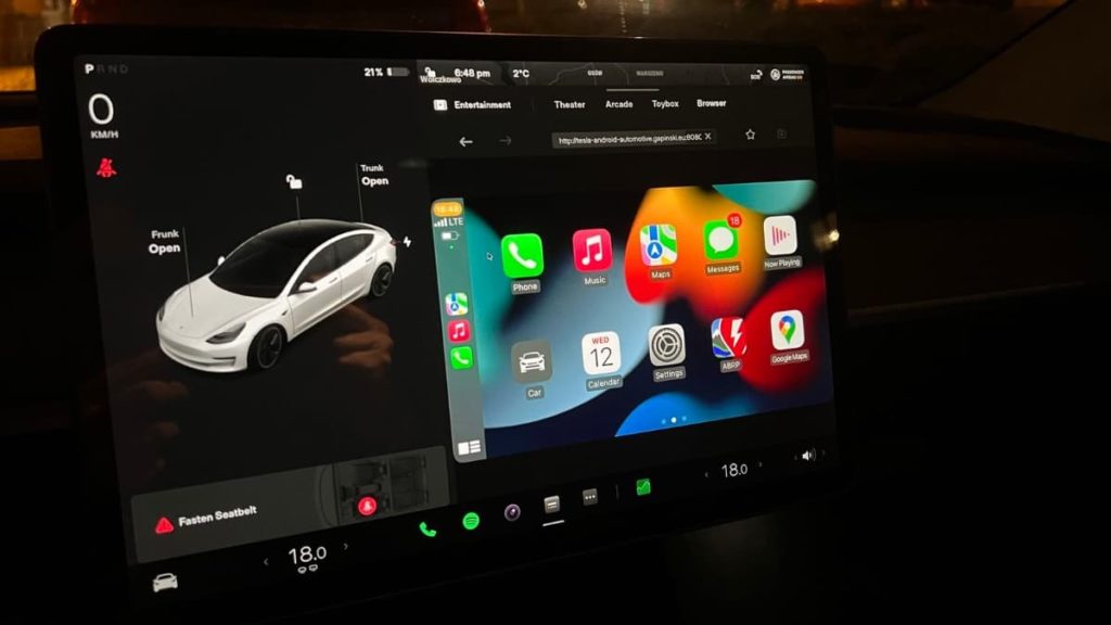 Solução “alternativa” do Apple CarPlay para os Tesla já está disponível para download