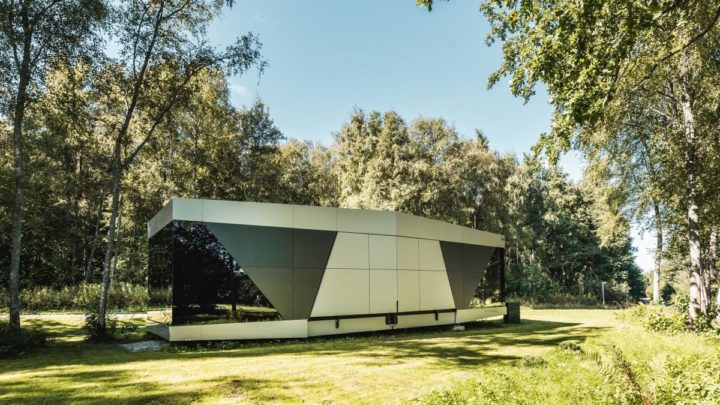 Imagem da The Space, uma casa pré-fabricada autónoma e inteligente